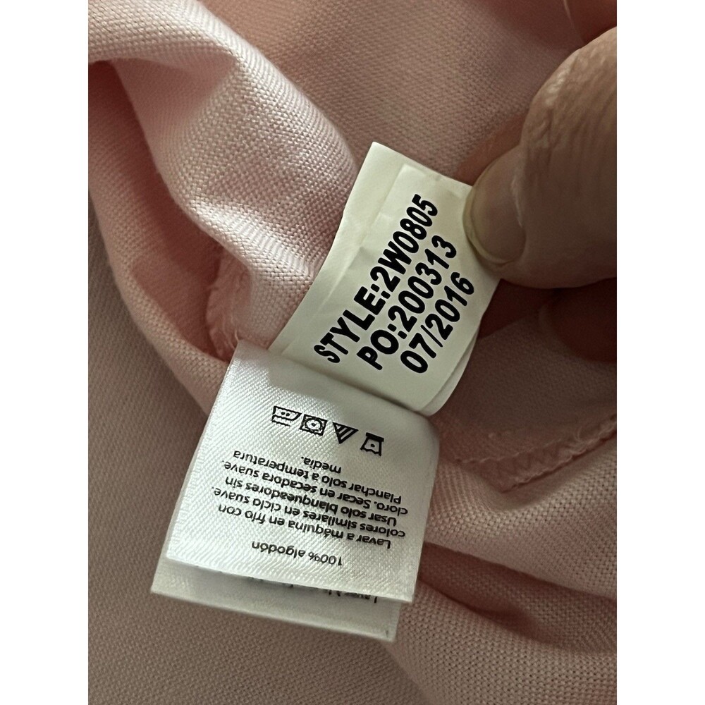 Vineyard Vines Women’s 14 Pink Cotton Long Sleeve Classic Oxford Shirt - Picture 8 of 11